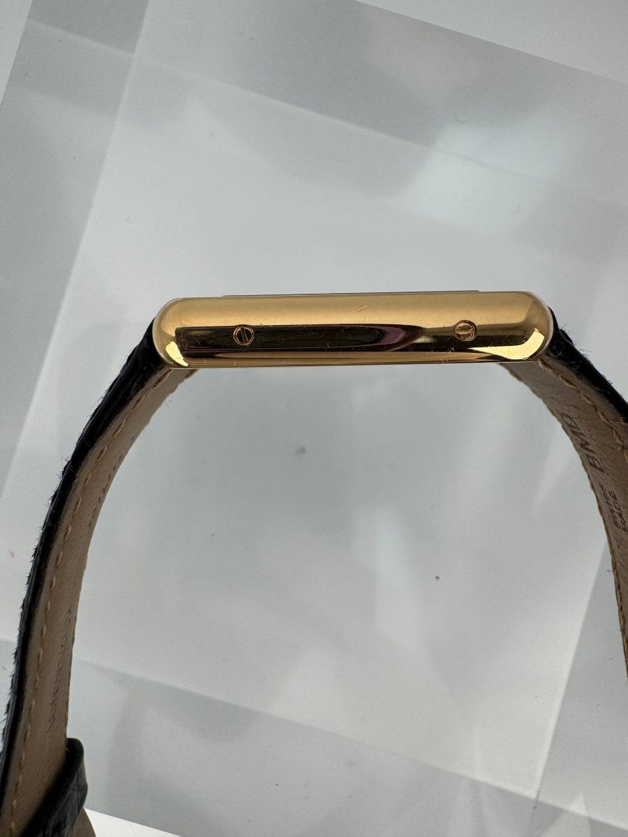 Used Cartier Tank Solo 2743 24.5mm Yellow Gold Stainless steel Quartz Women's Watch - RYBrandshop