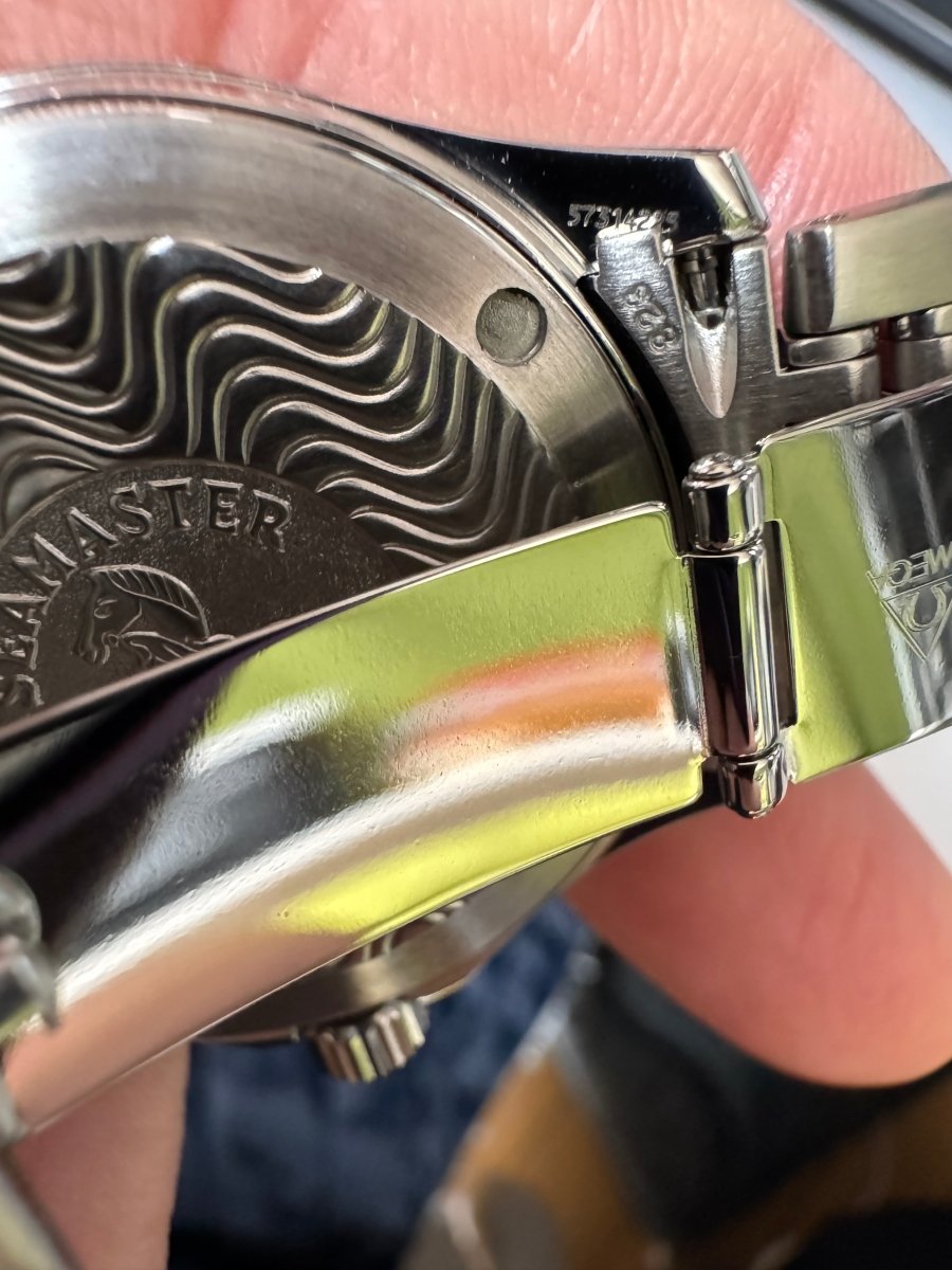 Used OMEGA Seamaster 120m 2511.81 Blue Wave Dial Quartz 36mm Men's Watch - RYBrandshop