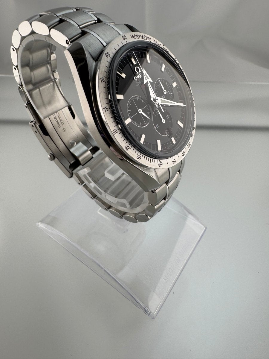 Used OMEGA Speedmaster Broad Arrow 1957 321.10.42.50.01.001 Black Automatic Full Set - RYBrandshop