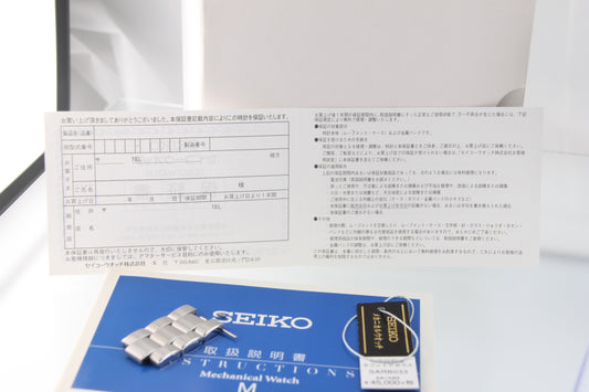 Used SEIKO SARB033 Mechanical Baby Grand Seiko Black Dial Serviced 2026 Full Set