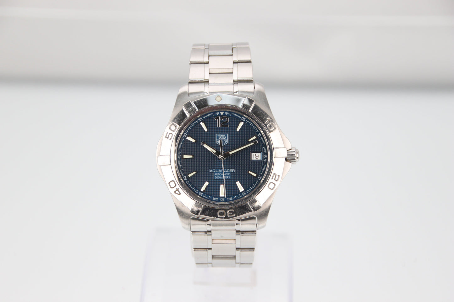 TAG Heuer Aquaracer WAF2112 Blue Dial Automatic 39mm - Image 13