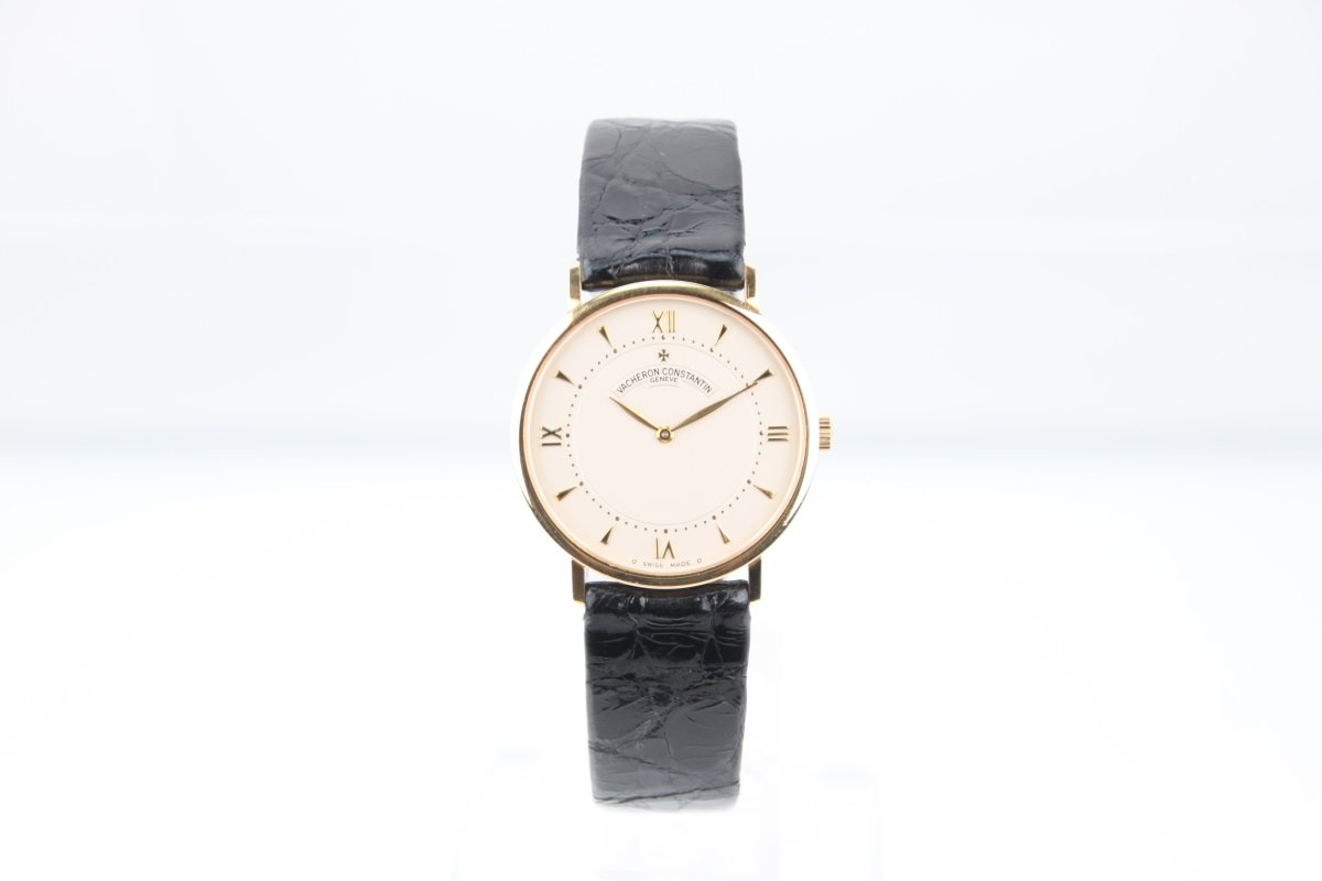 Used Vacheron Constantin Essentielles Ivory Dial 18KYG Manual Watch 31039/000J-8441 - RYBrandshop