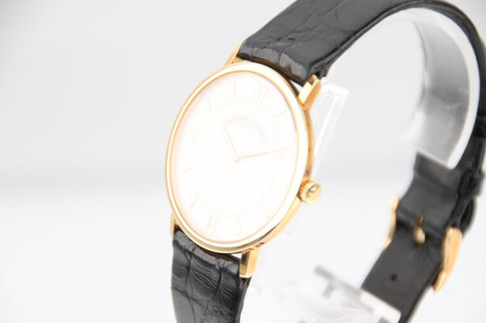 Used Vacheron Constantin Essentielles Ivory Dial 18KYG Manual Watch 31039/000J-8441 - RYBrandshop