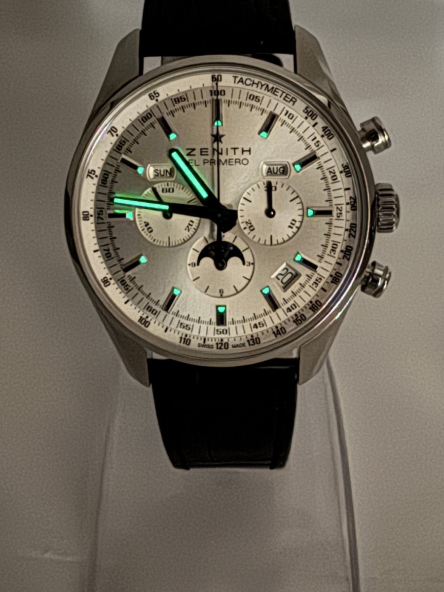 Used Zenith El Primero 410 Triple Calendar Moonphase 42mm 03.2091.410 - RYBrandshop