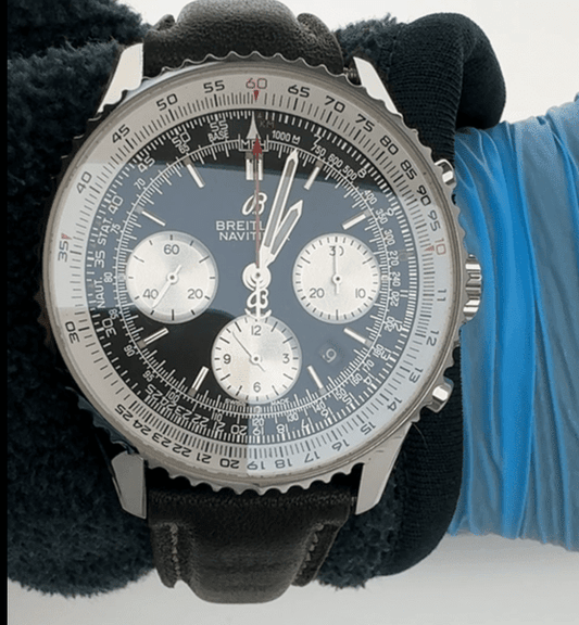 The Sky's Limit: Breitling Navitimer 01 Black Dial Ref. AB0127 - RYBrandshop