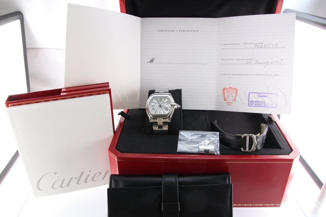 High-Octane Luxury: The Cartier Roadster GMT LM W62032X6 - RYBrandshop