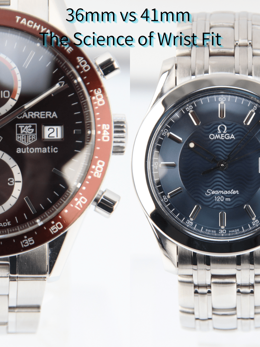 Watch Size Guide: 36mm vs 41mm - Which One Fits You? | RYBrandshop - RYBrandshop
