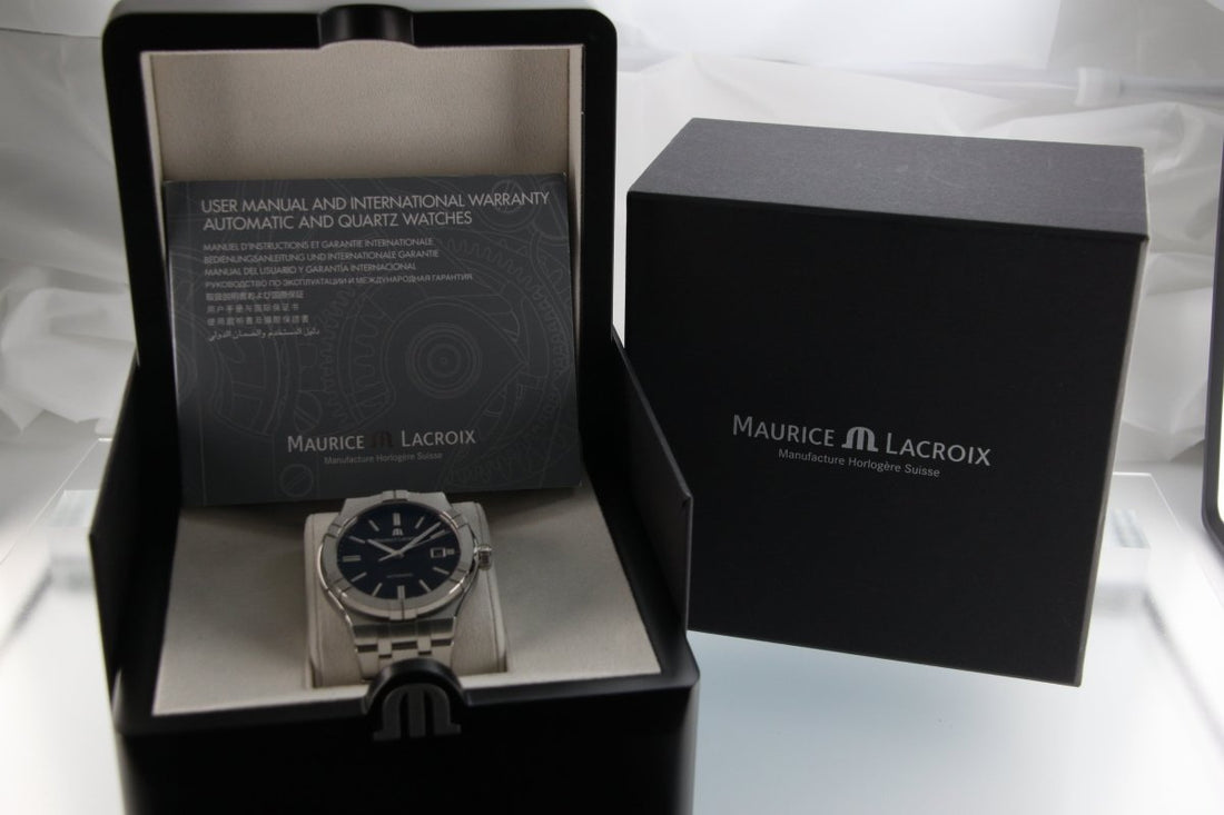 Modern Icon: The Maurice Lacroix Aikon Automatic Blue Dial 40mm AI6008 - RYBrandshop