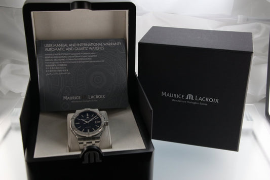 Modern Icon: The Maurice Lacroix Aikon Automatic Blue Dial 40mm AI6008 - RYBrandshop