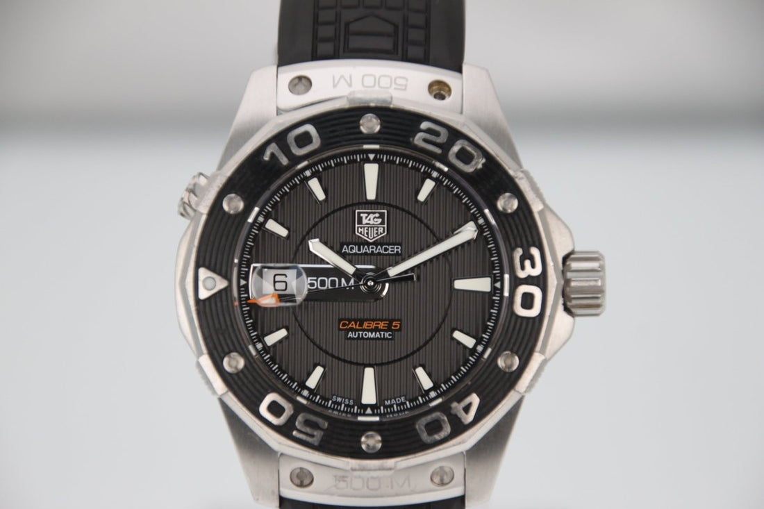 [Watchmaker Inspection] Examining Condition of TAG Heuer Aquaracer Calibre 5 500M WAJ2110 WAJ2110 - RYBrandshop