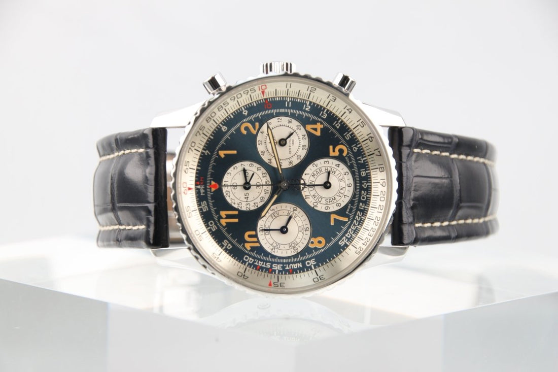 Breitling Navitimer 1461 A38022 Limited Edition: A Blue Dial Mechanical Masterpiece - RYBrandshop