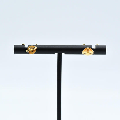 Used Tiffany & Co. T Smile Mini Earrings 18K Yellow Gold Au750 1.6g Authentic B S0017