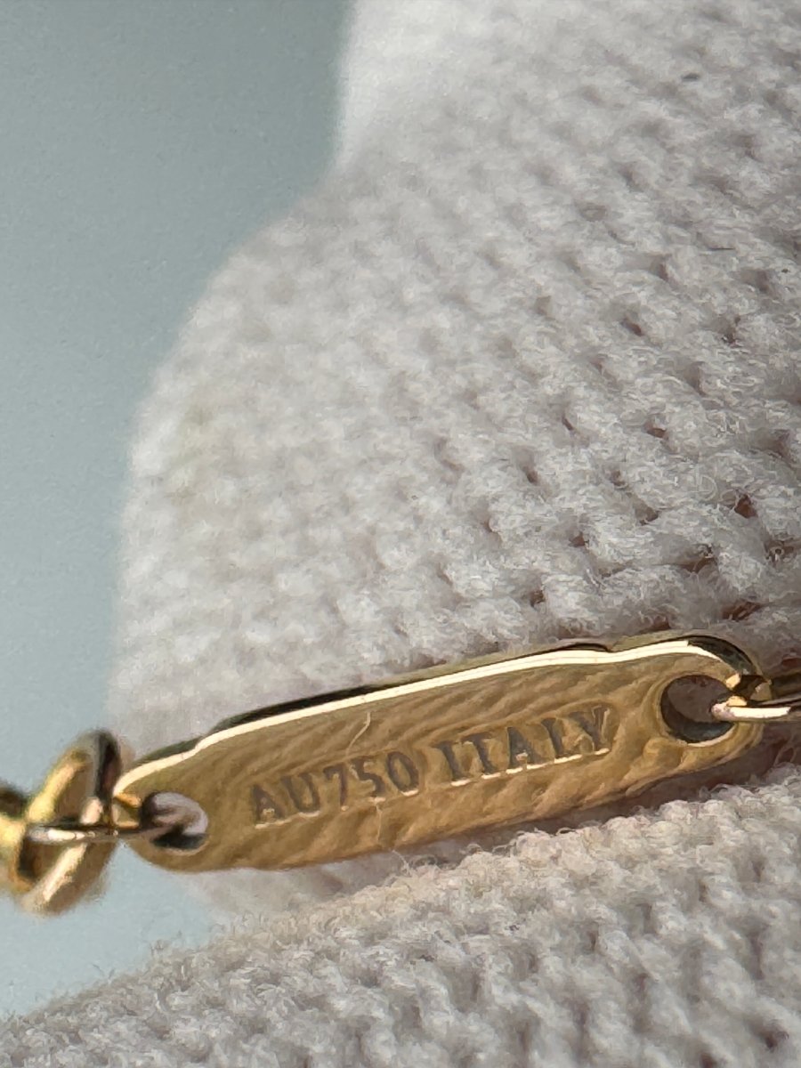 Used Tiffany & Co. T Smile Necklace Mini 18K Rose Gold Au750 2.4g Authentic B S0015 - RYBrandshop