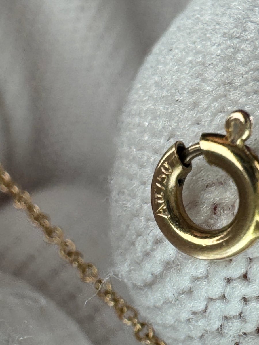 Used Tiffany & Co. T Smile Necklace Mini 18K Rose Gold Au750 2.4g Authentic B S0015 - RYBrandshop