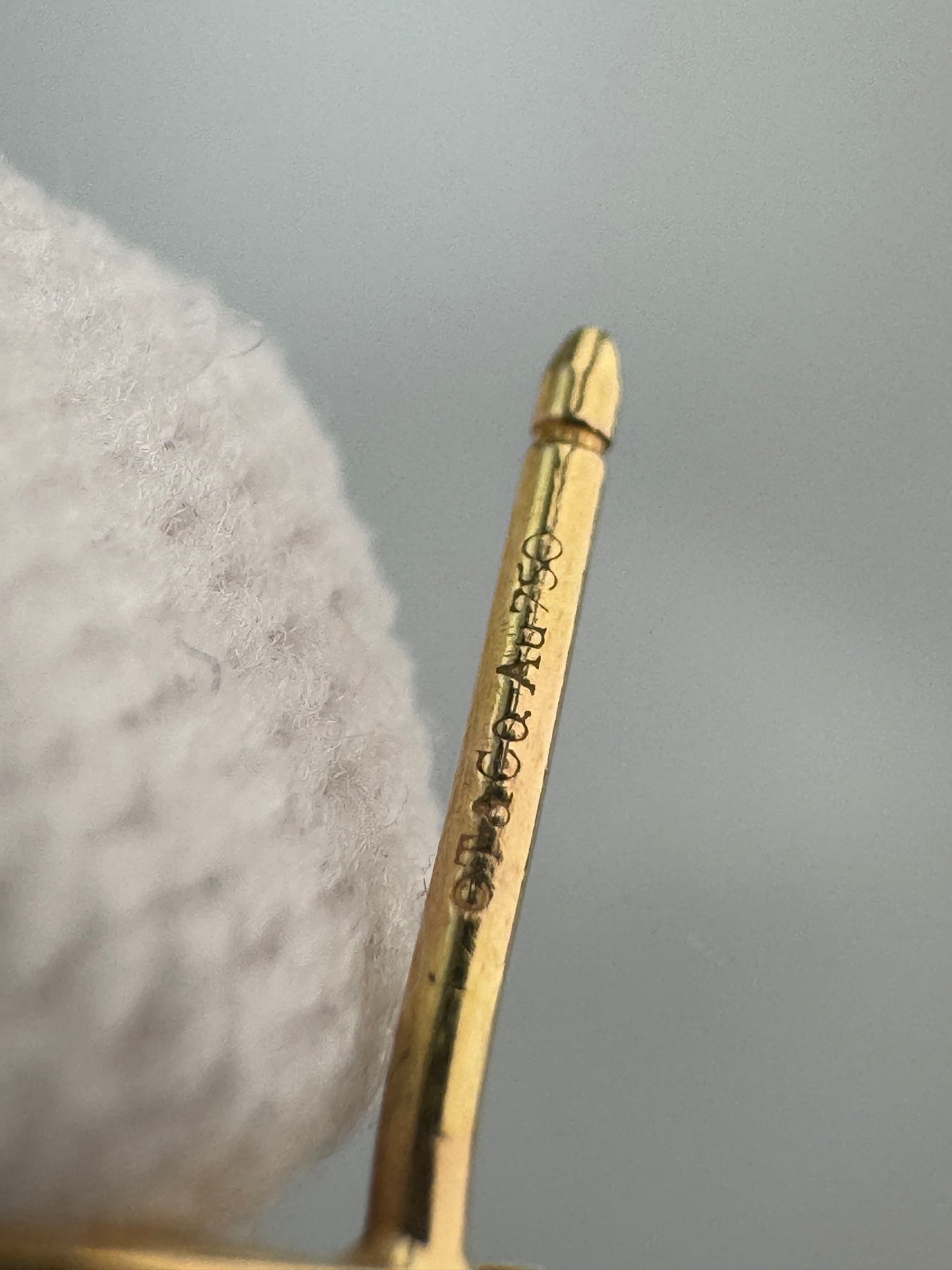 Used Tiffany & Co. T Smile Mini Earrings 18K Yellow Gold Au750 1.6g Authentic B S0017