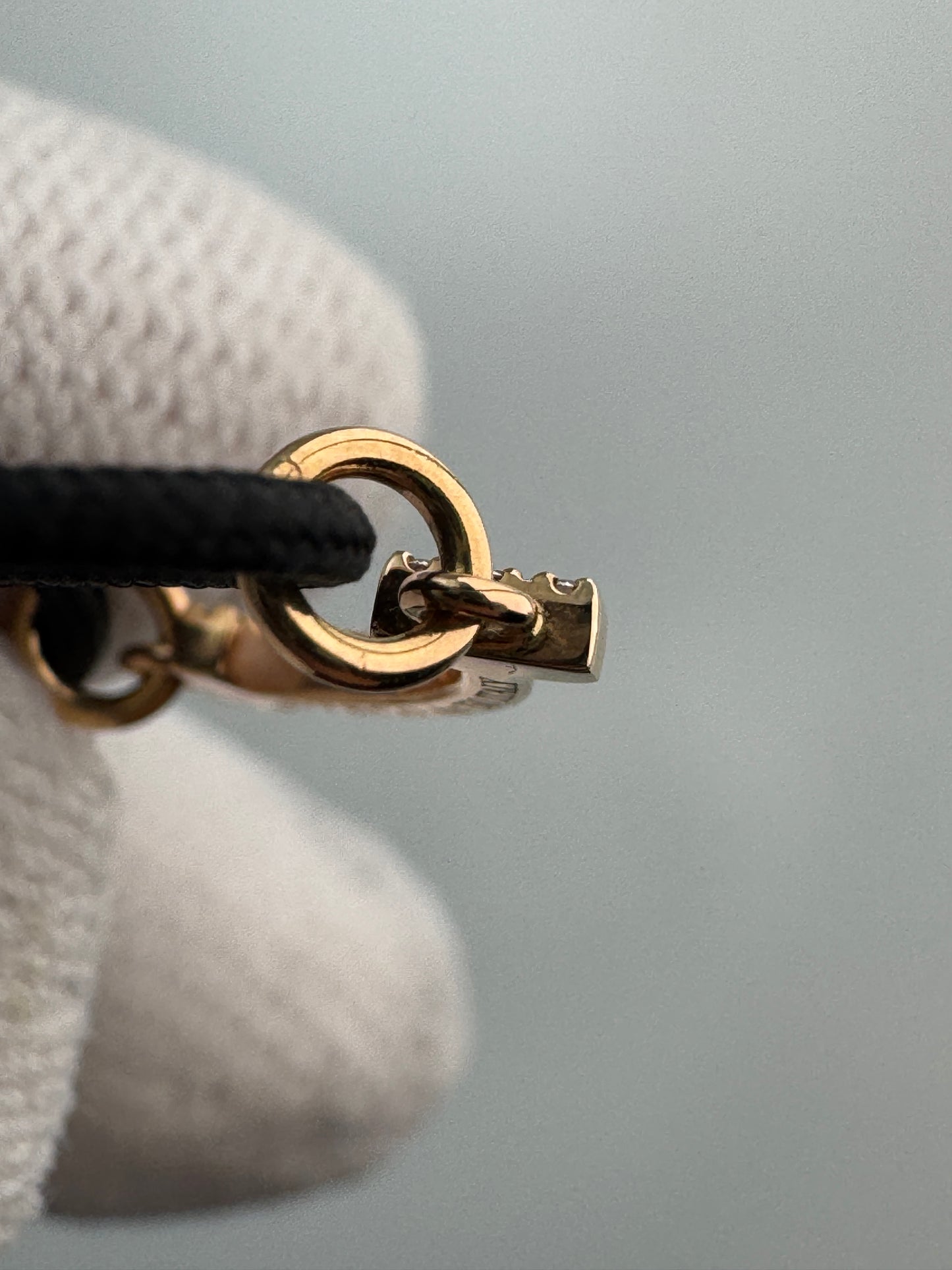 Used Tiffany & Co. T Smile Mini Diamond Bracelet 18K Rose Gold Au750 0.8g B S0018