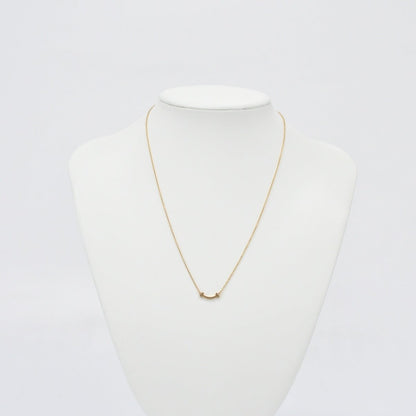 Used Tiffany & Co. T Smile Necklace Mini 18K Rose Gold Au750 2.4g Authentic B S0015 - RYBrandshop