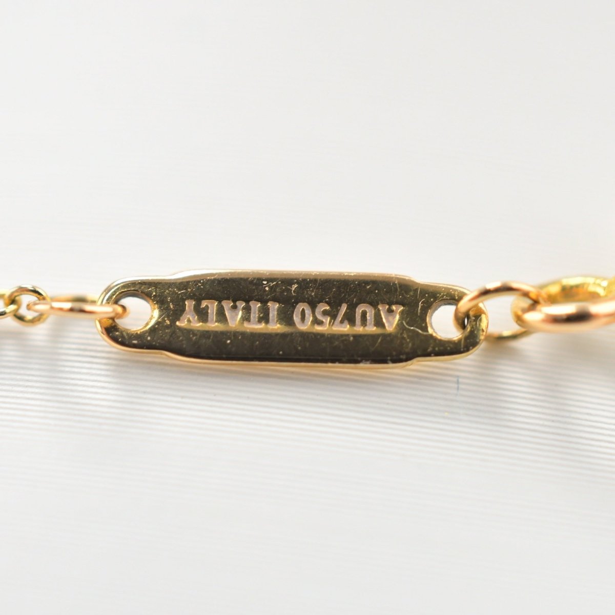 Used Tiffany & Co. T Smile Necklace Mini 18K Rose Gold Au750 2.4g Authentic B S0015 - RYBrandshop