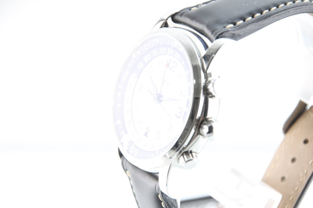 Used Alpina Startimer II Automatic GMT White Dial 40mm AL - 550x4R26 Full Set - RYBrandshop