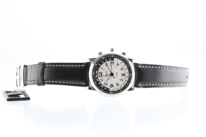 Used Alpina Startimer II Automatic GMT White Dial 40mm AL - 550x4R26 Full Set - RYBrandshop