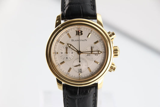 Used Blancpain leman 2385 - 1418 Date 38mm Yellow Gold Automatic Men's Watch - RYBrandshop