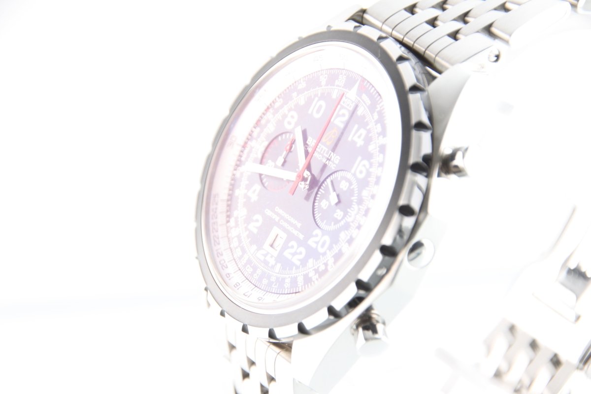 Used Breitling Chronomatic 24H A22360 Black Dial 44mm Automatic Full Set - RYBrandshop