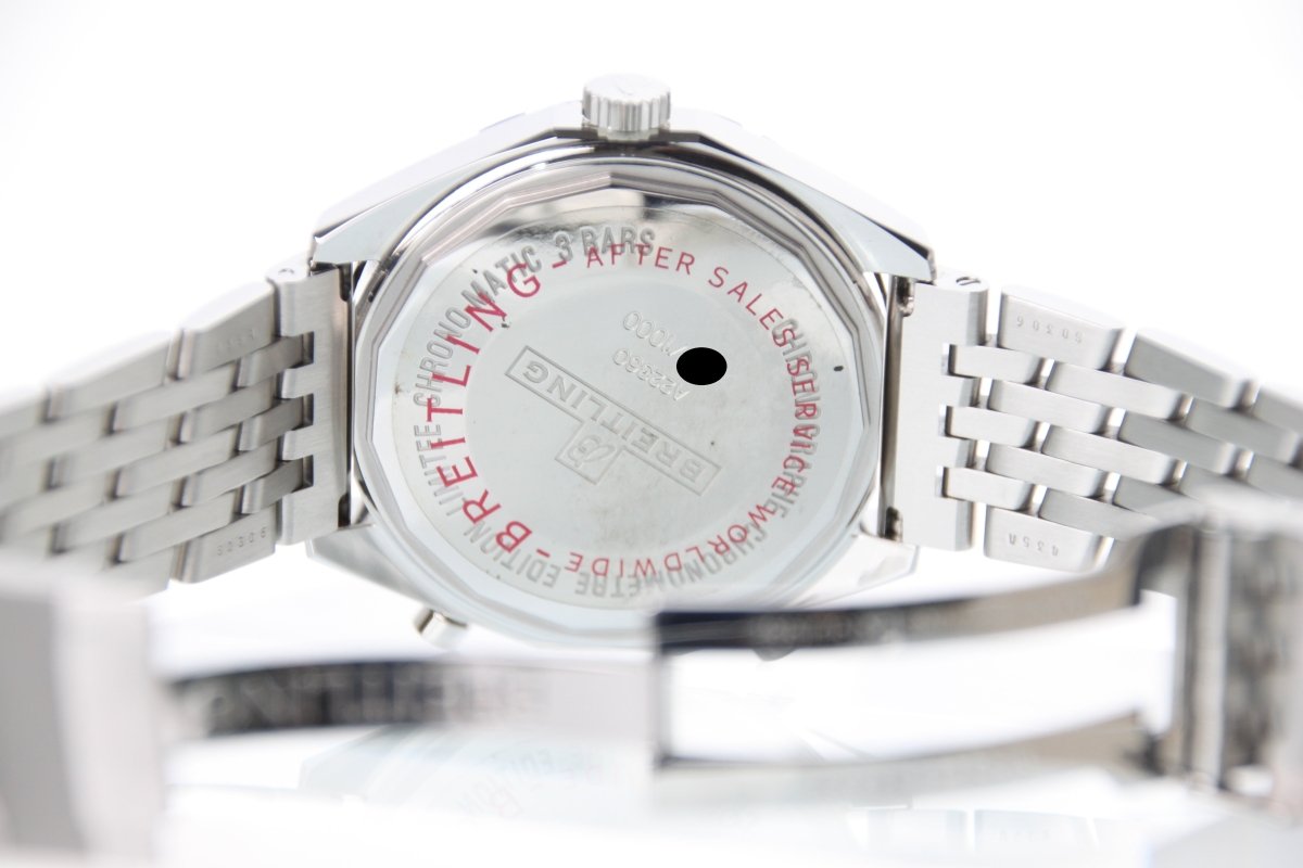 Used Breitling Chronomatic 24H A22360 Black Dial 44mm Automatic Full Set - RYBrandshop
