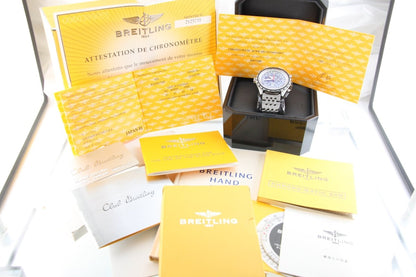 Used Breitling Chronomatic 24H A22360 Black Dial 44mm Automatic Full Set - RYBrandshop