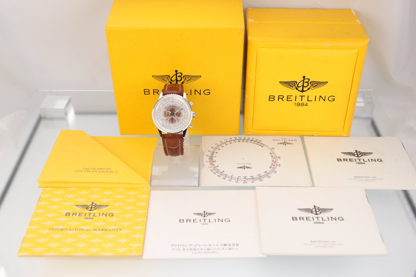 Breitling Montbrillant A30030.2 Silver Dial Automatic 38mm - Image 16