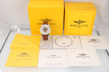 Breitling Montbrillant A30030.2 Silver Dial Automatic 38mm - Image 16