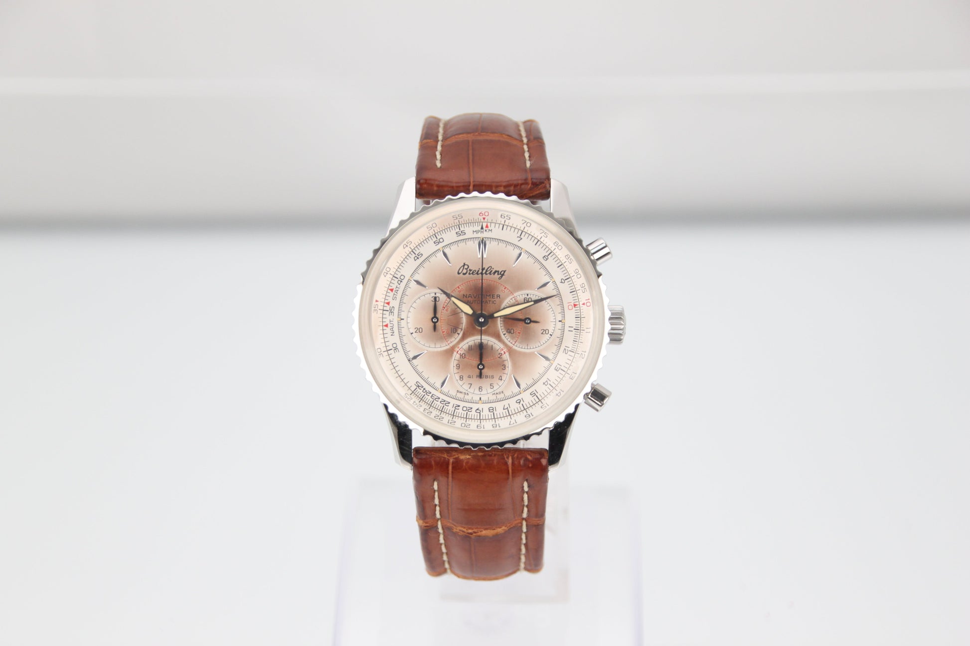 Breitling Montbrillant A30030.2 Silver Dial Automatic 38mm - Image 17