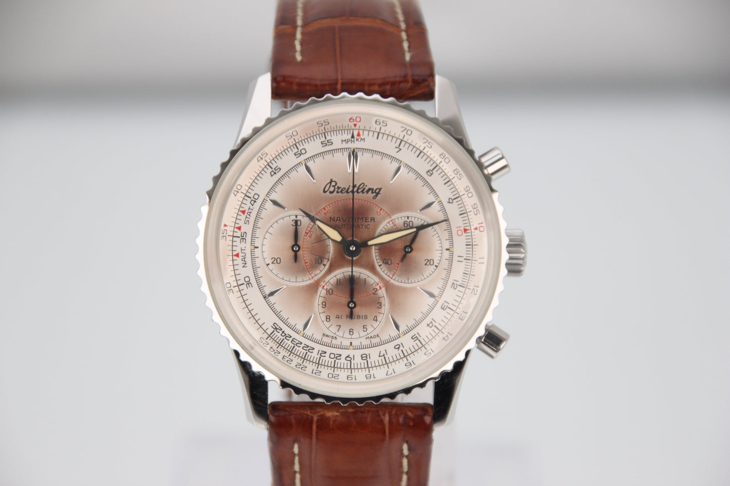 Breitling Montbrillant A30030.2 Silver Dial Automatic 38mm - Image 1