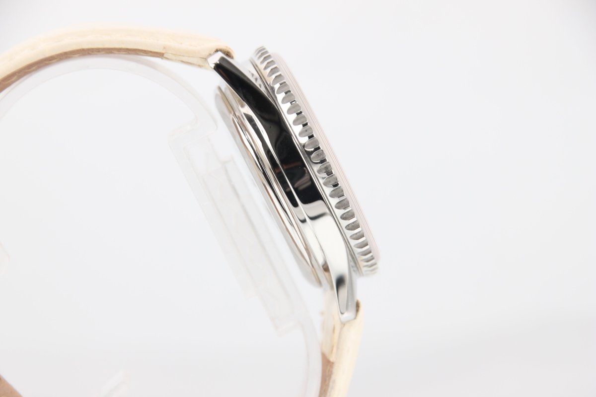 Used Breitling Montbrillant Chronograph White Dial 38mm A41330 Serviced Automatic - RYBrandshop