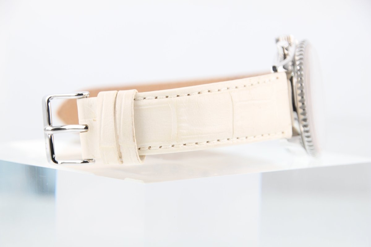 Used Breitling Montbrillant Chronograph White Dial 38mm A41330 Serviced Automatic - RYBrandshop