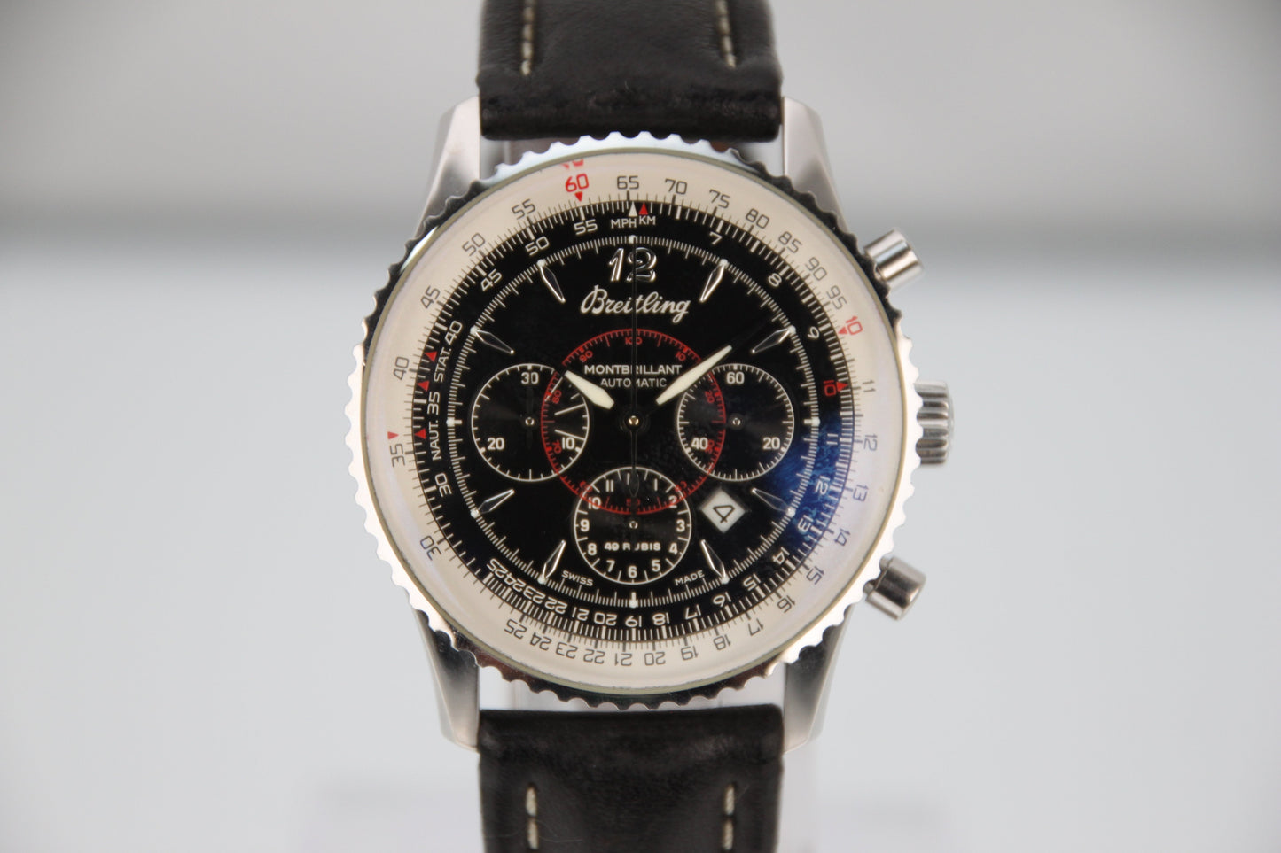 Breitling Navitimer Montbrillant A41330 Black Dial Automatic 38mm - Image 1