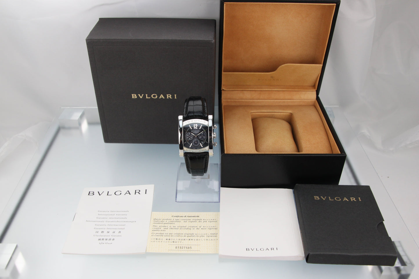 Bulgari Assioma Chronograph AA44SCH Navy Dial Automatic 35mm - Image 11