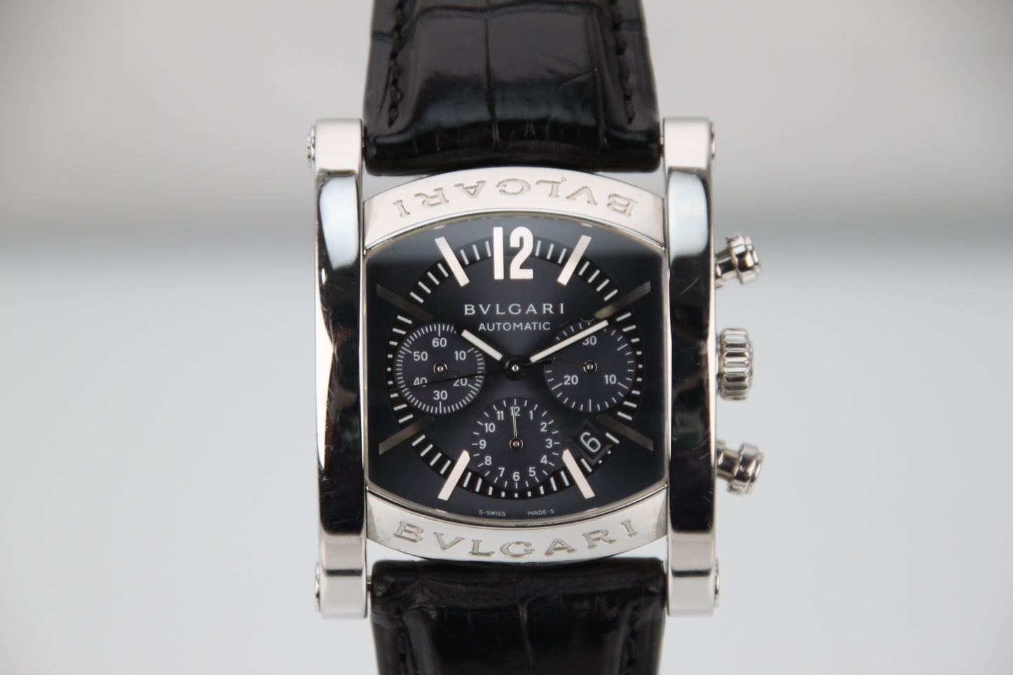 Bulgari Assioma Chronograph AA44SCH Navy Dial Automatic 35mm - Image 1