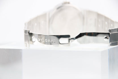 Used Bvlgari Diagono Sport LCV35S Black Dial Automatic Serviced Full Set - RYBrandshop