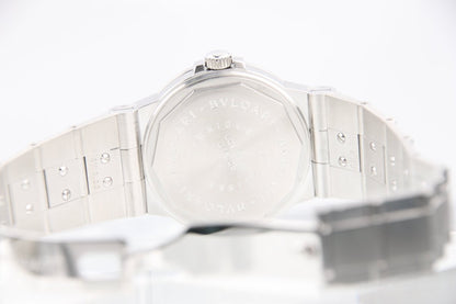 Used Bvlgari Diagono Sport LCV35S Black Dial Automatic Serviced Full Set - RYBrandshop