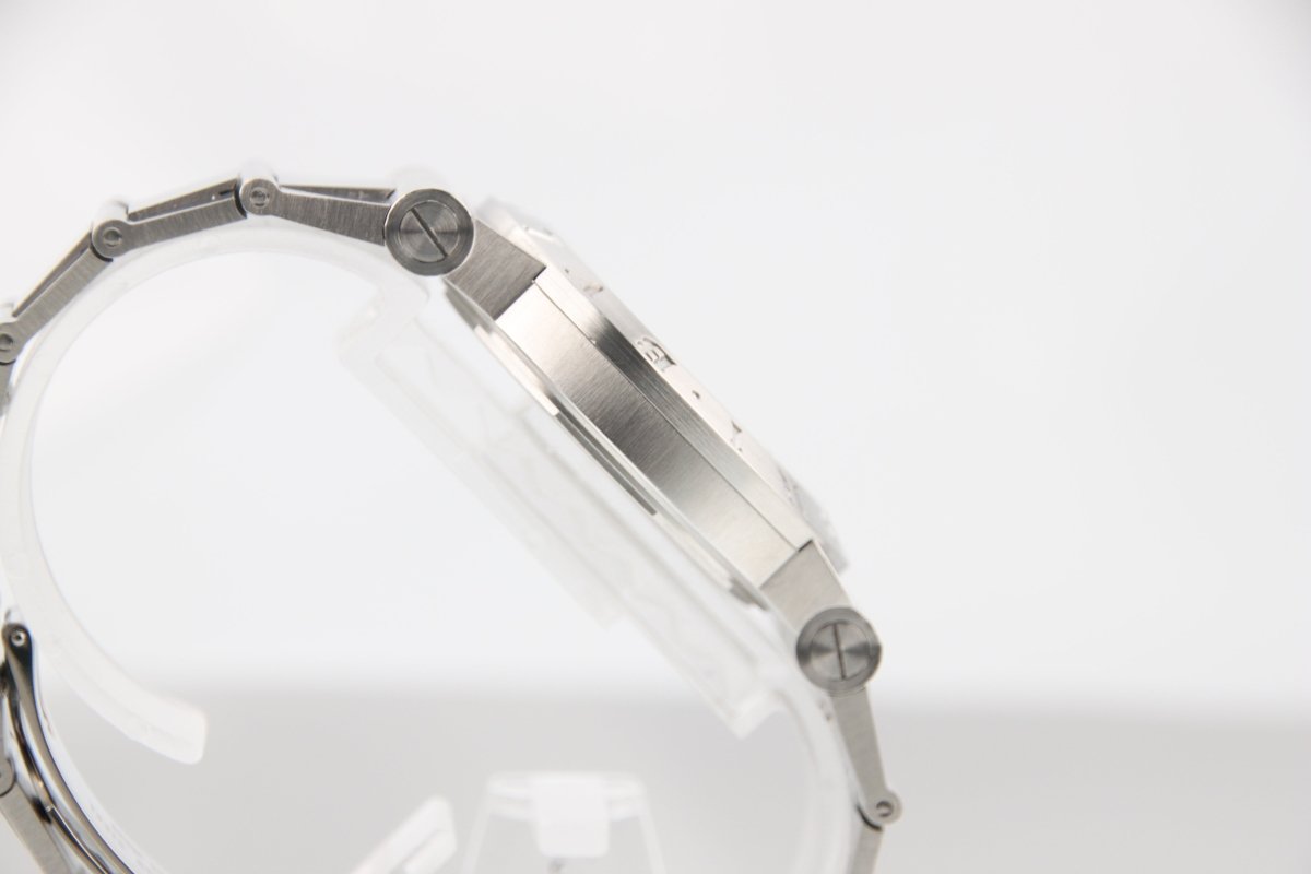 Used Bvlgari Diagono Sport LCV35S Black Dial Automatic Serviced Full Set - RYBrandshop