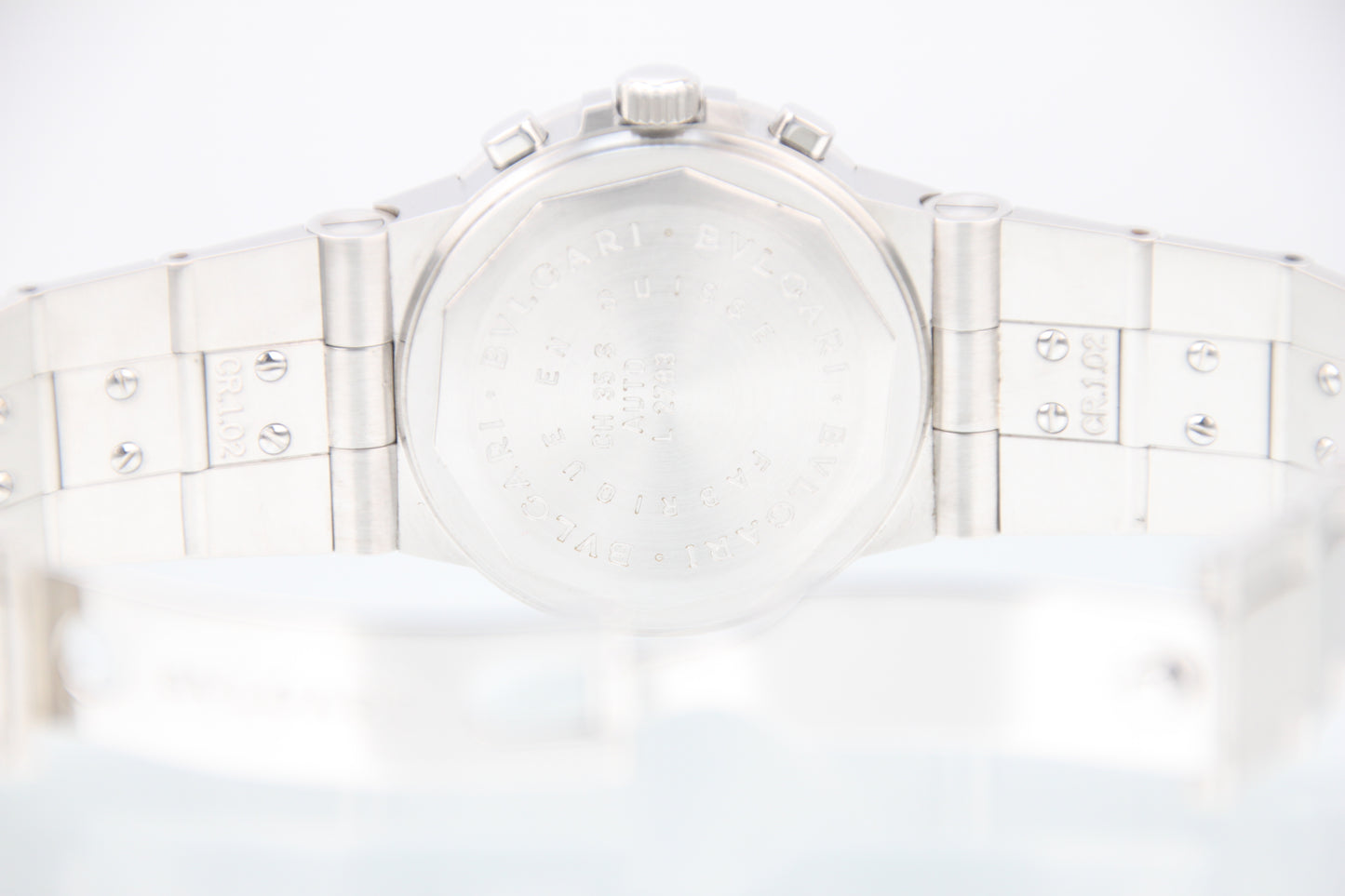 Used Bvlgari Diagono Sports Chronograph Ivory Dial Automatic Men's Watch CH35S