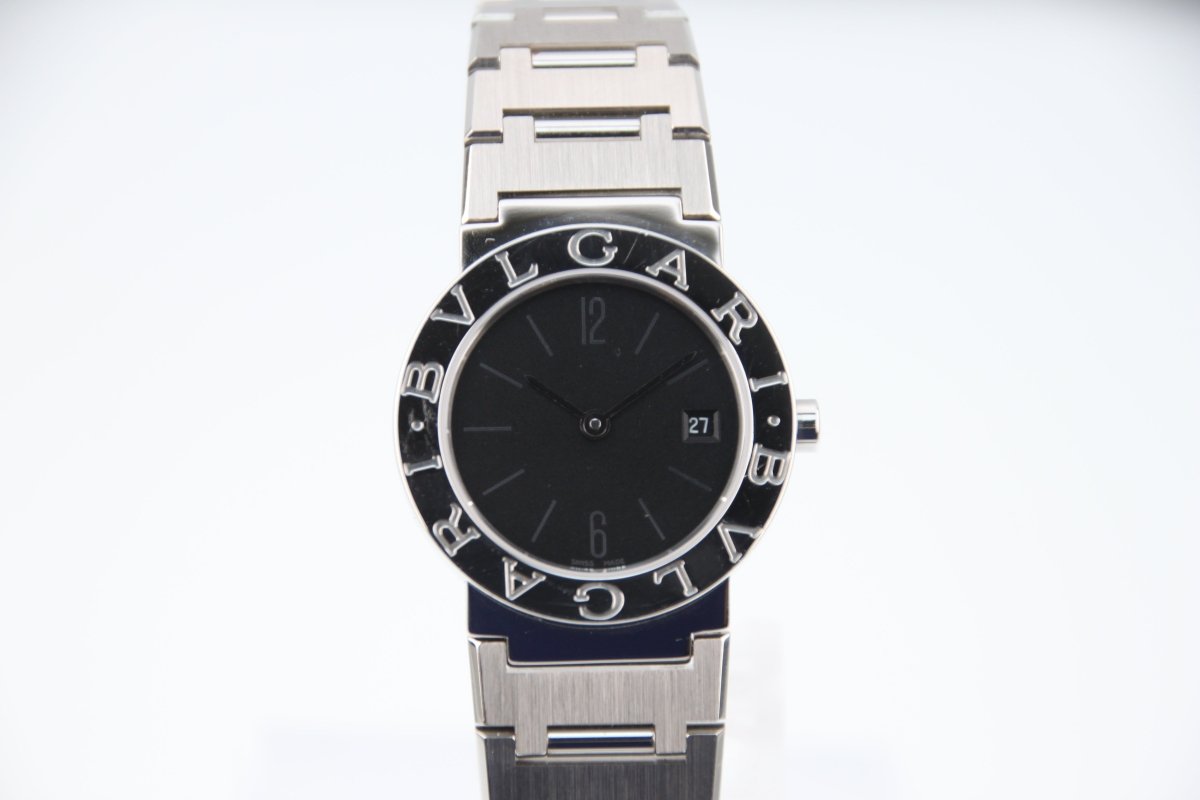 Used Bvlgari Bvlgari Black Dial Stainless Steel Quartz Ladies Watch BB26SS - RYBrandshop