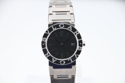 Used Bvlgari Bvlgari Black Dial Stainless Steel Quartz Ladies Watch BB26SS - RYBrandshop