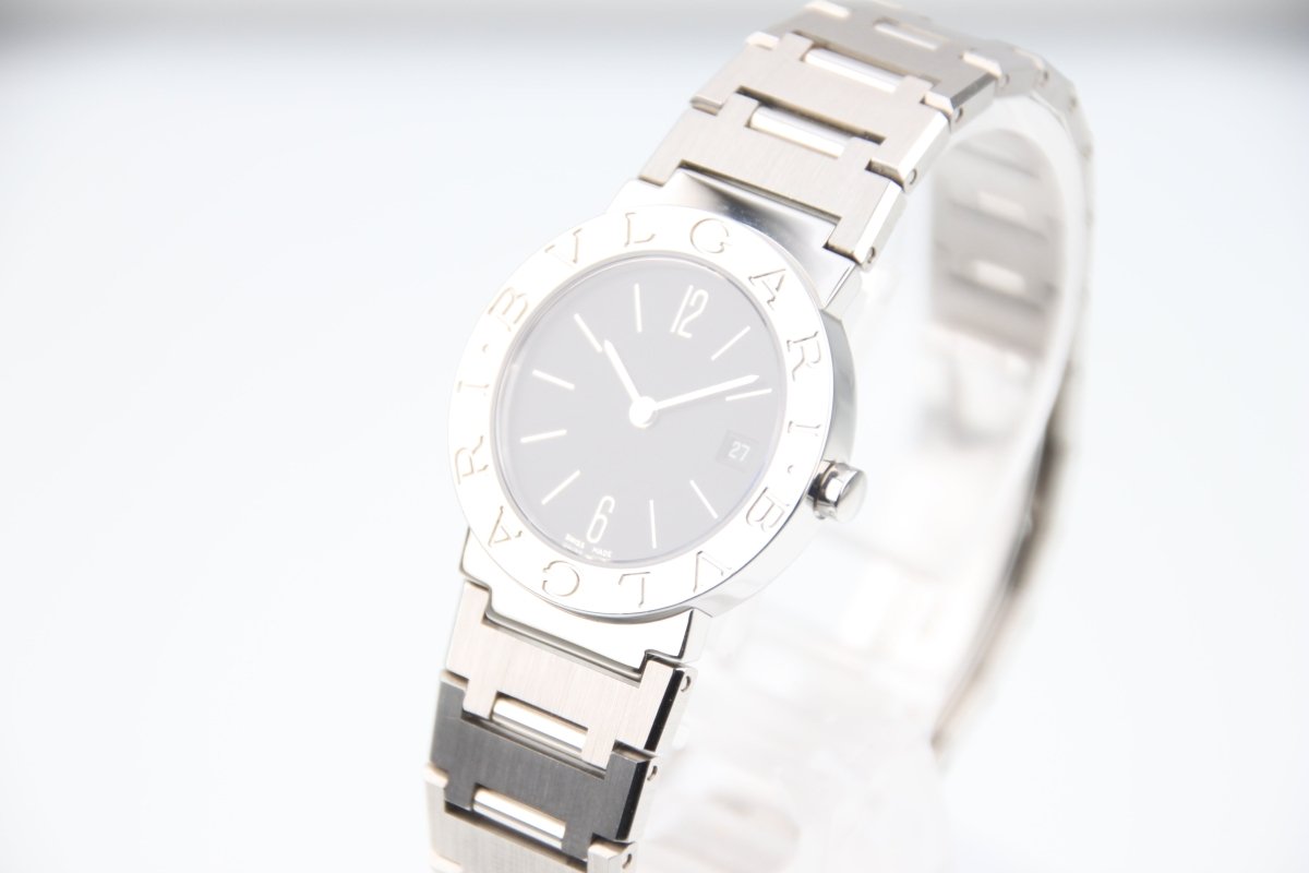 Used Bvlgari Bvlgari Black Dial Stainless Steel Quartz Ladies Watch BB26SS - RYBrandshop