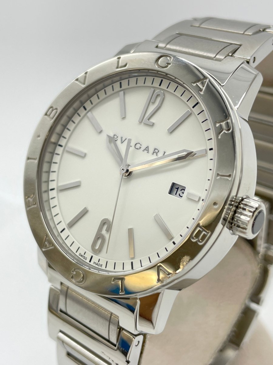Used Bvlgari Bvlgari Bvlgari BB41WSSD Date 41mm Stainless steel Automatic Men's Watch - RYBrandshop