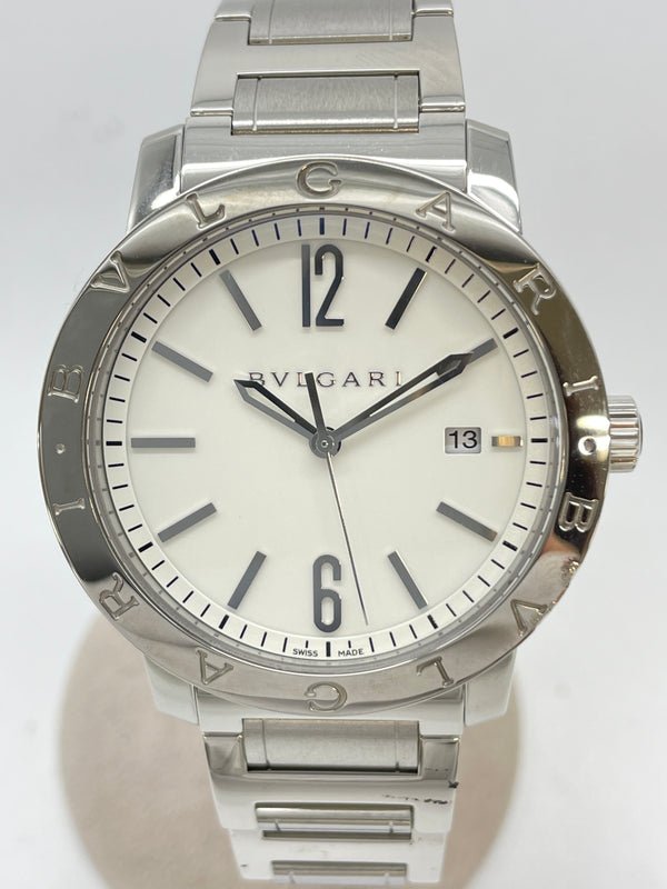 Used Bvlgari Bvlgari Bvlgari BB41WSSD Date 41mm Stainless steel Automatic Men's Watch - RYBrandshop