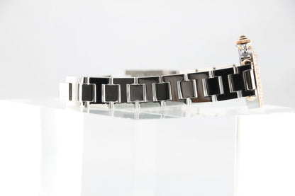 Used Cartier Miss Pasha WJ124021 18K Pink Gold Diamond Bezel Silver Dial Quartz Full Set - RYBrandshop