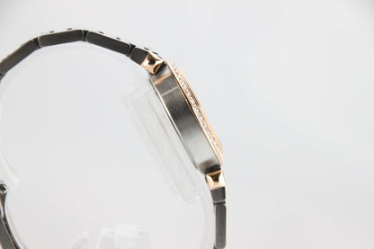 Used Cartier Miss Pasha WJ124021 18K Pink Gold Diamond Bezel Silver Dial Quartz Full Set - RYBrandshop