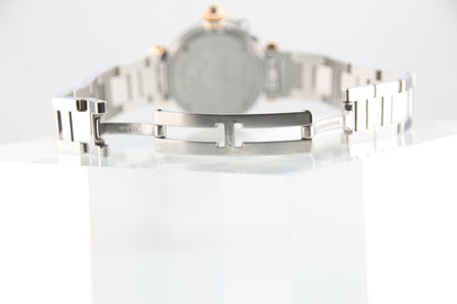 Used Cartier Miss Pasha WJ124021 18K Pink Gold Diamond Bezel Silver Dial Quartz Full Set - RYBrandshop