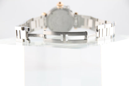 Used Cartier Miss Pasha WJ124021 18K Pink Gold Diamond Bezel Silver Dial Quartz Full Set - RYBrandshop